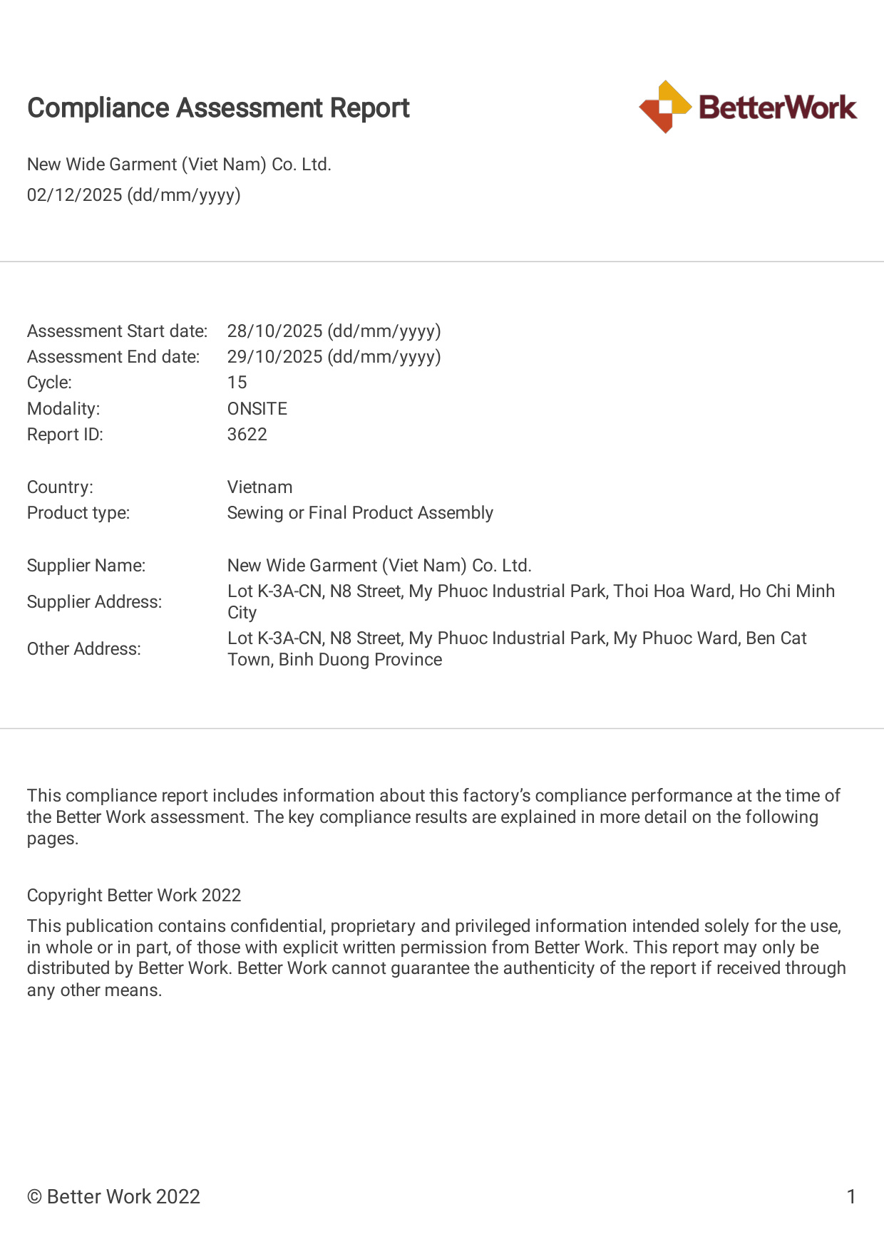 Better Work Report